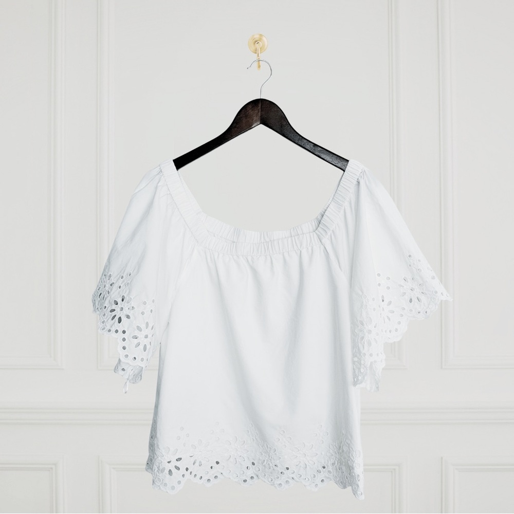 Vineyard Vines l White Eyelet Top l Size M l EUC